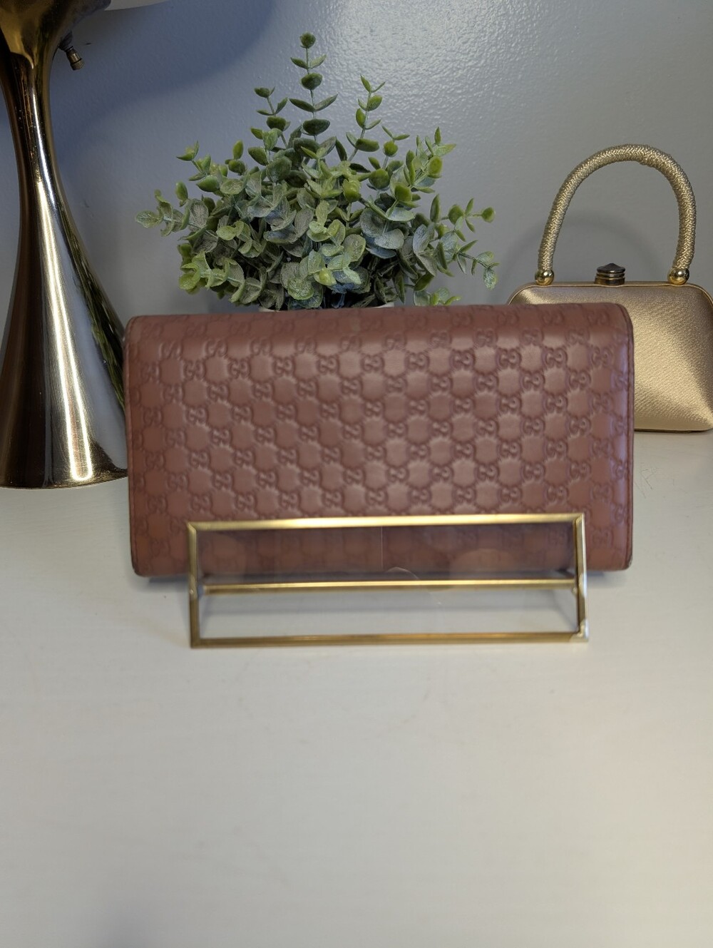 Gucci Microguccissima Continental Wallet, Dusty Rose -EUC w/ COA! - Picture 3 of 12